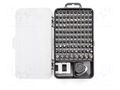 Kit: screwdriver bits; for precision works; plastic box; 115pcs. DIGITUS DA-70361