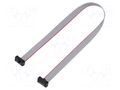 Ribbon cable with IDC connectors; IDC,both sides; 228.6mm; 9" SAMTEC FFSD05D090001N