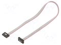 Ribbon cable with IDC connectors; IDC,both sides; 304.8mm; 12" SAMTEC FFSD05D120001NSR
