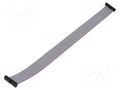 Ribbon cable with IDC connectors; IDC,both sides; 228.6mm; 9" SAMTEC FFSD13D090001N