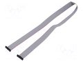 Ribbon cable with IDC connectors; IDC,both sides; 635mm; 25" SAMTEC FFSD13D250001N
