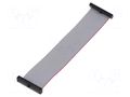 Ribbon cable with IDC connectors; IDC,both sides; 114.3mm; 4.5" SAMTEC FFSD17D045001N