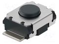 Microswitch TACT; SPST-NO; Pos: 2; 50mA/12VDC; SMT; 1.57N; 3x2.5mm GCT SWT0010-015016SSA