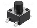 Microswitch TACT; SPST-NO; Pos: 2; 50mA/12VDC; SMT; 0.98N; 5mm GCT SWT0211-050010GSA