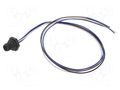 Connector: M12; socket; male; 4A; 250V; PIN: 4; IP67; straight; cables LUTRONIC 1230-04-T16CW10005