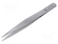 Tweezers; 120mm; universal; Blade tip shape: sharp,serrated PIERGIACOMI PG-231-SA