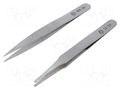 Tweezers-set; universal; 2pcs; Kit: PG-2A-SA,PN00B PIERGIACOMI PG-KIT2.1