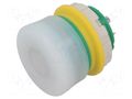 Switch: emergency stop; 22mm; Stabl.pos: 2; NC x2; white; yes; IP65 IDEC XW1E-LV3SG02Q4WR