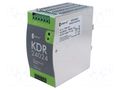 Power supply: switching; 240W; for DIN rail mounting; OUT: 1; KDR BREVE TUFVASSONS KDR-24024