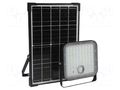 Lamp: LED flood light; IP65; solar,with motion detector; 4800lm NightSearcher NEXSUN-JUNIPER