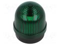 Signaller: lighting; continuous light; green; 12÷230VDC; IP65 WERMA WER-20020000