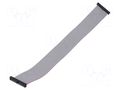 Ribbon cable with IDC connectors; IDC,both sides; 228.6mm; 9" SAMTEC FFSD20D090001N