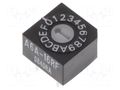 Encoding switch; HEX/BCD; Pos: 16; THT; Rcont max: 200mΩ; 2.45Ncm OMRON Electronic Components A6A-16RF