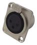 SOCKET, XLR, CHASSIS, NICKEL PSG01276