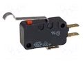 Microswitch SNAP ACTION; 0.1A/125VAC; 0.1A/30VDC; SPST-NO; Pos: 2 OMRON Electronic Components D3V-014-3A3