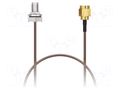 Cable; SMA male,SMA female; brown; straight,with o-ring seal GCT CAB612RF-0300-A-1E