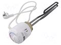 Heater; with thermostat; 2kW; 230VAC; 360mm; 5÷70°C; 1kg TERMIK SP Z. O.O. TER-2000-64-INOX