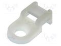 Holder; screw; polyamide; natural; B: 4.2mm; H: 6.2mm; L: 19.1mm KSS WIRING HC-0R