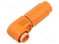 Connector: DC supply; plug; ES-300A; 1.5kV; PIN: 1; IP67; for cable DEGSON ELECTRONICS ESP-300A-95-OR