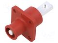 Connector: DC supply; socket; ES-100A; 1.5kV; PIN: 1; screw; 16mm2 DEGSON ELECTRONICS ESS-100A-16-BS-RD