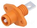 Connector: DC supply; socket; ES-50A; 1kV; PIN: 1; screw; 6mm2; 50A DEGSON ELECTRONICS ESS-50A-06-B-OR
