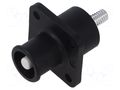 Connector: DC supply; socket; ES-100A; 1.5kV; PIN: 1; screw; 16mm2 DEGSON ELECTRONICS ESS-100A-16-S-BK