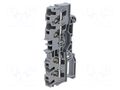 Splice terminal: rail; 2004; 30A; 600V; spring clamp; grey; ways: 1 WAGO 2004-1401
