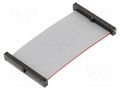 Ribbon cable with IDC connectors; IDC,both sides; 66.04mm; 2.6" SAMTEC FFSD25D026001N