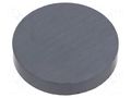Magnet: permanent; hard ferrite; 19N; Ø: 40mm; H: 7mm ELESA+GANTER GN55.2-HF-40-7