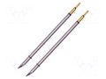 Tip; knife; 0.3x5.4mm; 468°C; for hot microtweezers; 2pcs. METCAL MFT-8PW5403