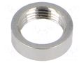 Accessories: nut; nickel; Thread: M6; 2.5mm STÄUBLI MUR/M6X0.5-NI