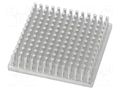 Heatsink: extruded; grilled; natural; L: 50mm; W: 50mm; H: 10mm; raw FISCHER ELEKTRONIK ICKS50X50X10