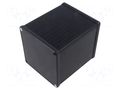 Enclosure: with panel; 1455; X: 104.5mm; Y: 120mm; Z: 104.5mm; black HAMMOND HM-1455NS1202BK