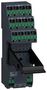RELAY SOCKET, 14PIN, 250V, DIN RAIL RXZE14P