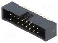 Connector: IDC; socket; male; PIN: 16; straight; THT; 2mm; 2x8 ADAM TECH 2BHR-16-VUA