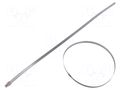 Cable tie; L: 509mm; W: 8mm; stainless steel AISI 304; 1500N; MST HELLERMANNTYTON MST500M-SS304-ML