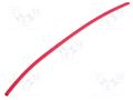 Heat shrink sleeve; 3: 1; 3mm; L: 200mm; red; 10pcs. HELLERMANNTYTON HIS-3-BAG-3/1-RD