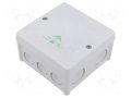 Enclosure: junction box; X: 102mm; Y: 102mm; Z: 57mm; IP66; grey; ABOX SPELSBERG ABOX-040-2.5