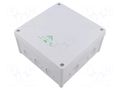 Enclosure: junction box; X: 152mm; Y: 152mm; Z: 80mm; IP66; grey; ABOX SPELSBERG ABOX-100-L