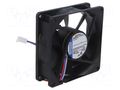 Fan: DC; axial; 12VDC; 80x80x25.4mm; 55m3/h; 26dBA; 2600rpm EBM-PAPST 8412N/2GME-258
