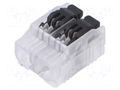 Quick splice; 32A; 450V; for cable; spring clamp; 0.2÷4mm2; ways: 1 OBO BETTERMANN OBO-2054422