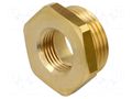 Mount.elem: thread adapter; brass; Int.thread: G 1/2" PNEUMAT MS251K112