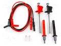 Test leads; 10A; 2m; black,red; 1kVDC HT INSTRUMENTS HTI-HA425000