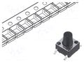 Microswitch TACT; SPST; Pos: 2; 0.05A/12VDC; SMT; 2.45N; 6x6x3.5mm CONNFLY TACT4203-17250-R