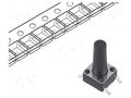 Microswitch TACT; SPST; Pos: 2; 0.05A/12VDC; SMT; 1.27N; 6x6x3.5mm CONNFLY TACT4203-16130-R