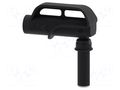 Adapter; 4A; black; Tip diameter: 8mm; Socket size: 4mm; MGP ELECTRO-PJP PJPMGP8-0-IEC-N