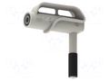Adapter; 4A; white; Tip diameter: 6.6mm; Socket size: 4mm; MGP ELECTRO-PJP PJPMGP6-6-IEC-BC