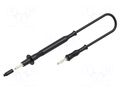 Test lead; 60VDC; 30VAC; 12A; probe tip,banana plug 4mm; Len: 1m ELECTRO-PJP PJP4010-D4-100N