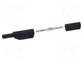 Connector: 2mm banana; plug; black ELECTRO-PJP PJP226-IEC-N
