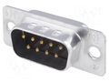 Connector: D-Sub; PIN: 9; plug; male; soldering; HD 20; size 1 (DE) TE Connectivity 5-747904-2